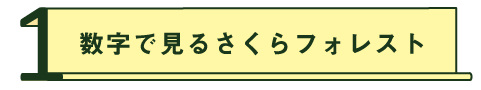 数字で見るさくらフォレスト